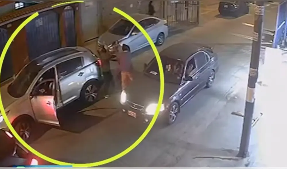 Policía se encontraba junto a su familia durante el robo. Foto: Captura Panamericana Televisión