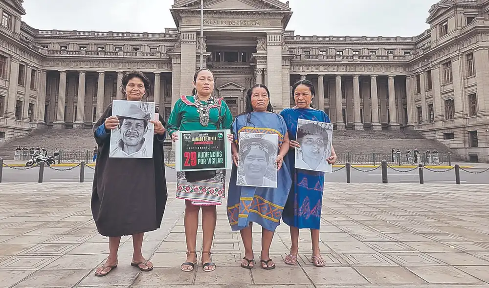Drama. Las viudas de Saweto exigen justicia y seguridad. Foto: Bella Alvites / URPI - LR Drama. Las viudas de Saweto exigen justicia y seguridad. Foto: Bella Alvites / URPI - LR