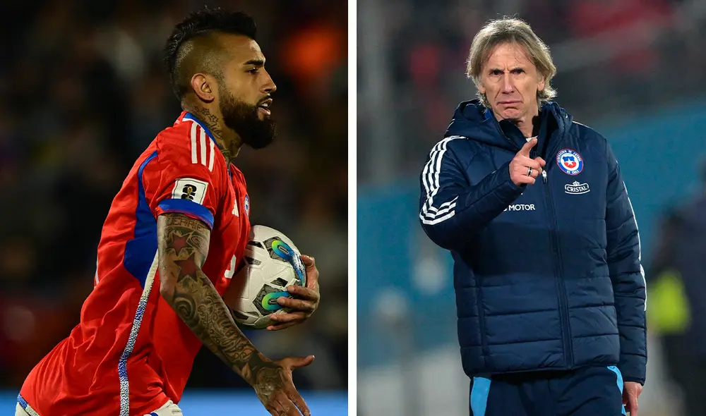 Arturo Vidal y Gary Medel no fueron llamados por Gareca para la Copa América 2024. Foto: composición LR/AFP