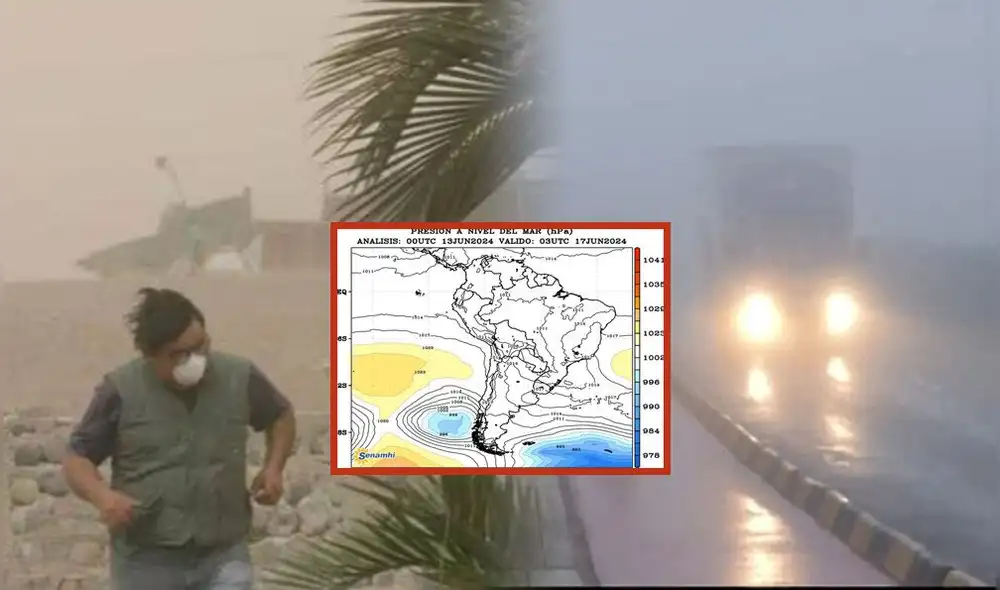 El Anticiclón del Pacífico Sur acarreará una serie de consecuencias en la costa peruana. Foto: composición LR/Claudia Beltrán/Senamhi/El Peruano