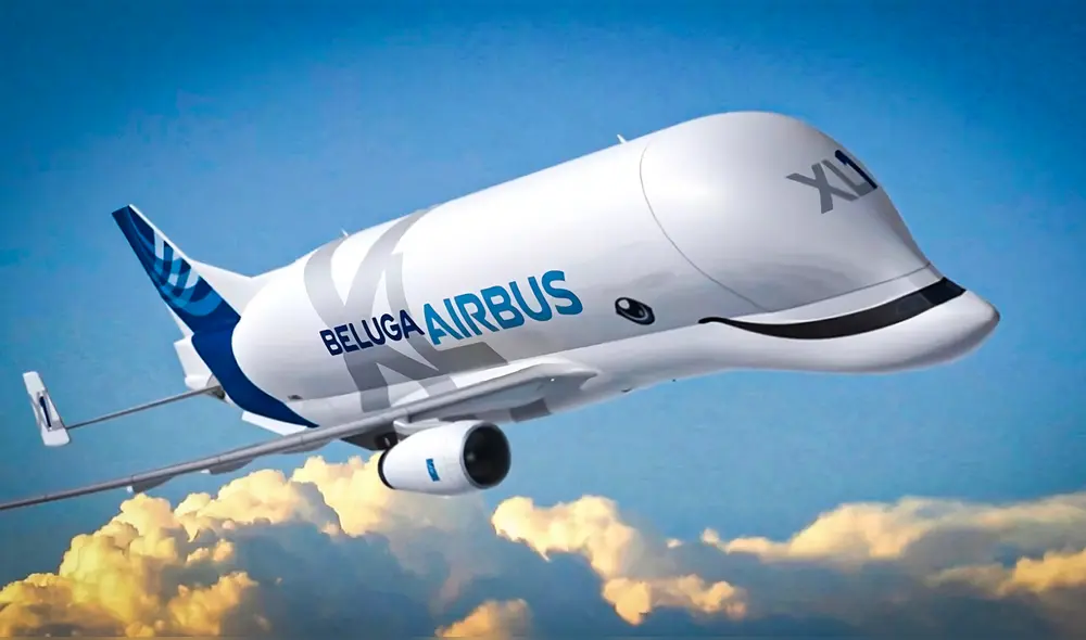 Descubre cuál es la nueva aerolínea del Beluga, el avión con forma de ballena. Foto: Euronews