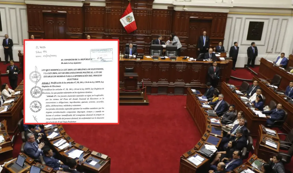 La norma fue publicada por el presidente del Congreso, Alejandro Soto. Foto: composición LR