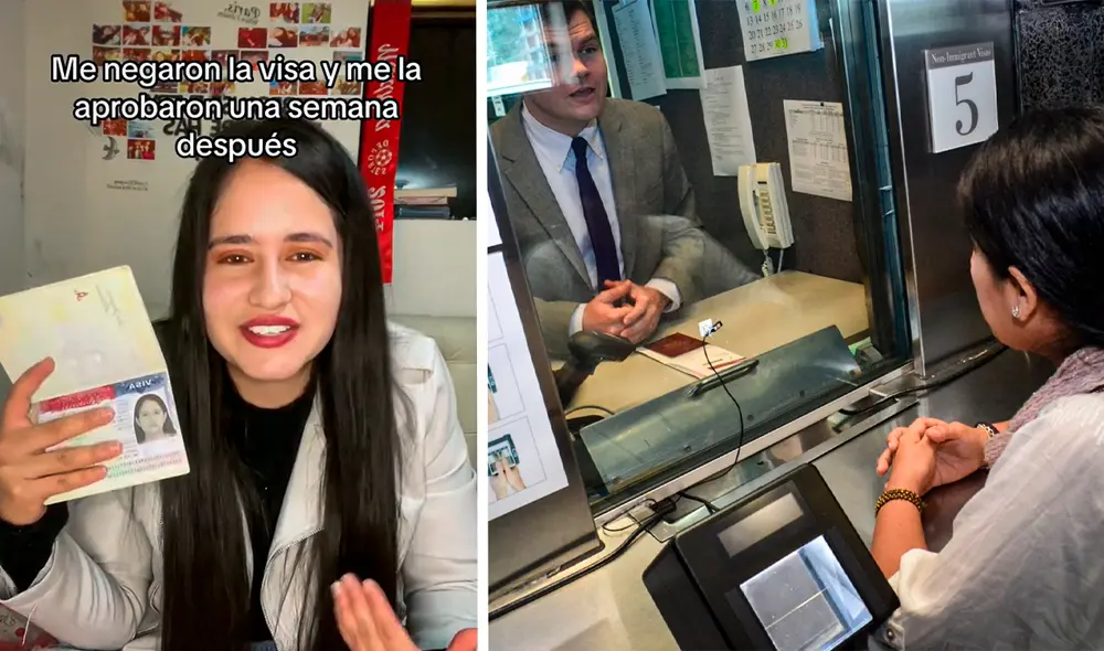 La visa americana para turismo o negocios, en Perú, tiene un costo de US$185. Foto: composición LR/TTikTok/ecuaviajera