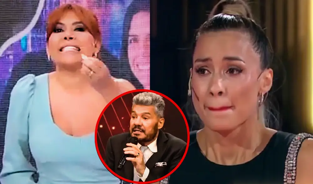 Milett Figueroa y Marcelo Tinelli se conocieron durante su participación en el 'Bailando 2023'. Foto: Composición  LR/Captura ATV/Captura Youtube