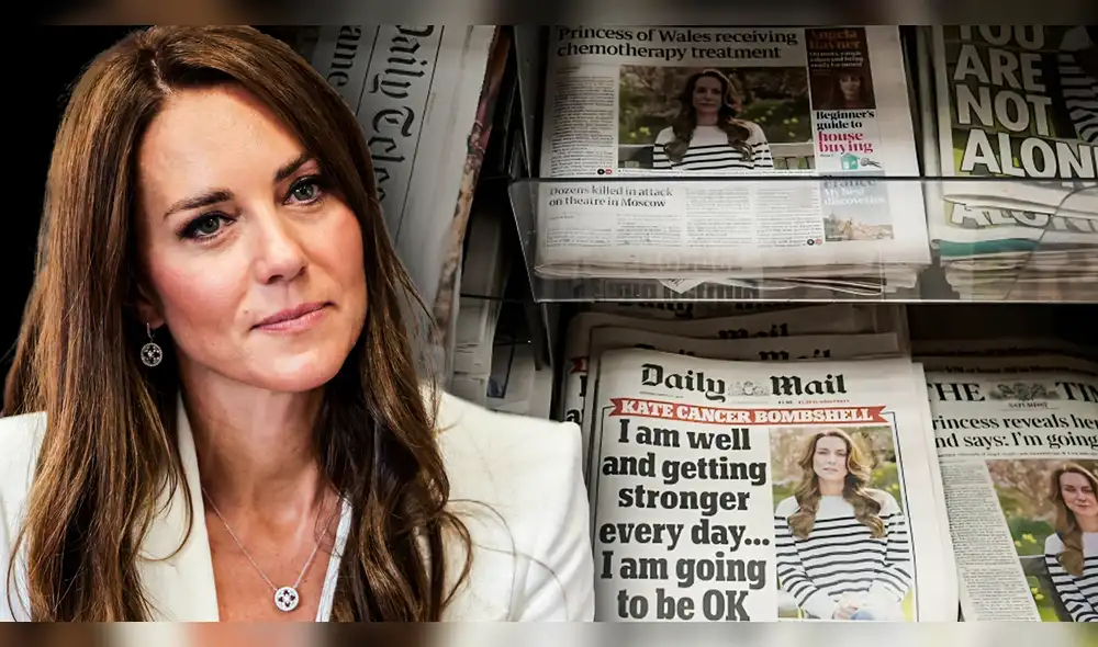 La princesa de Gales, Kate Middleton, anunció que tiene cáncer en marzo de 2024. Foto: composición de Fabrizio Oviedo/La República/Daily Mail/AFP
