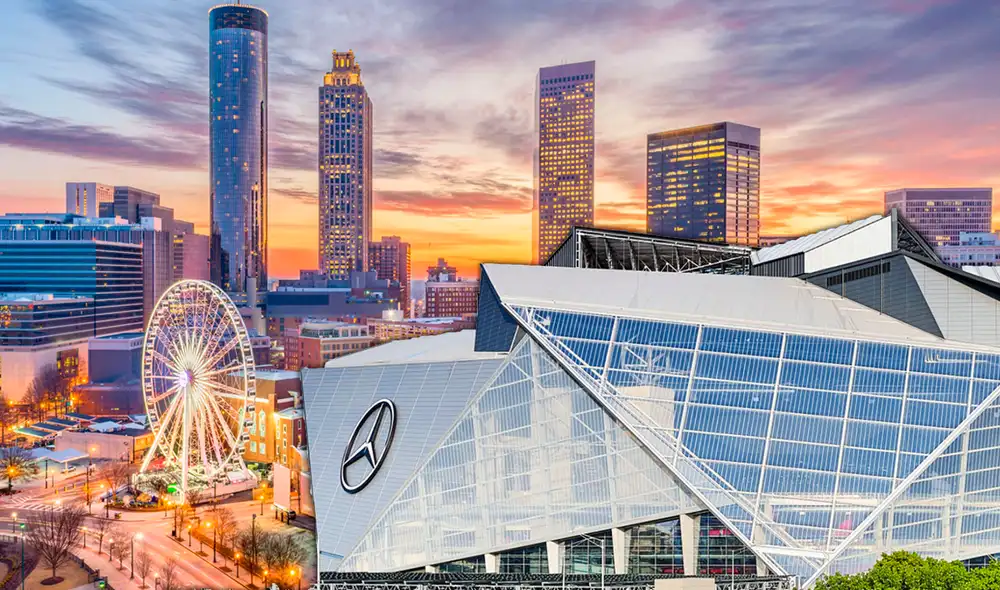 Atlanta, será la sede de inicio de la Copa América 2024. Conoce qué lugares no te puedes perder en la capital de Georgia. Foto: composición LR/Conmebol/Hertz Atlanta, será la sede de inicio de la Copa América 2024. Conoce qué lugares no te puedes perder en la capital de Georgia. Foto: composición LR/Conmebol/Hertz