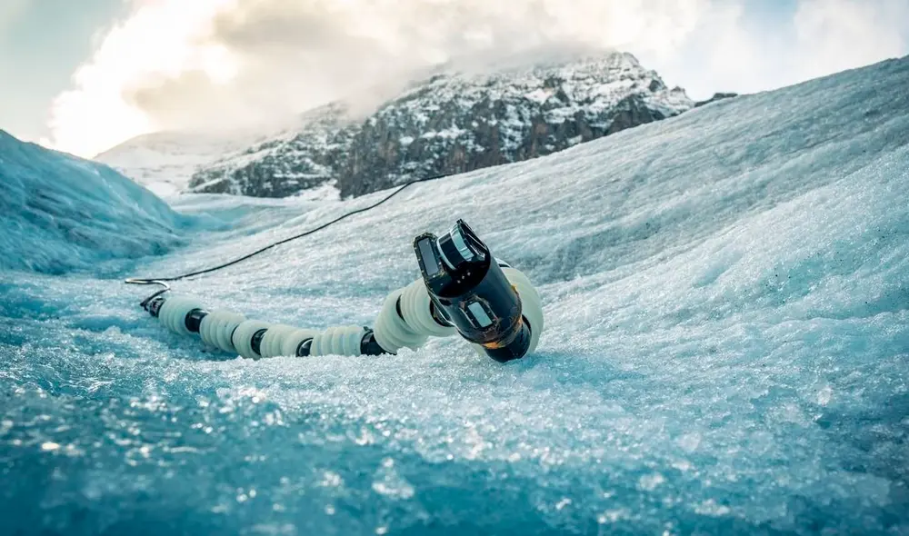 El robot serpiente con el que la NASA planea investigar la luna de Saturno. Foto: NASA