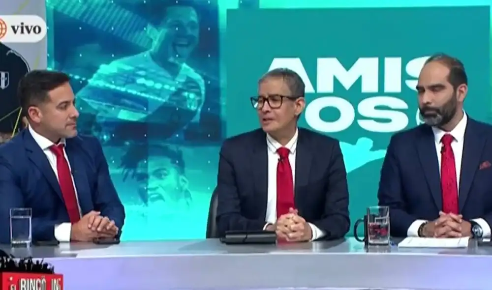 Erick Osores reapareció en las cámaras de América Televisión para comentar el partido de Perú. Foto: captura/América TV