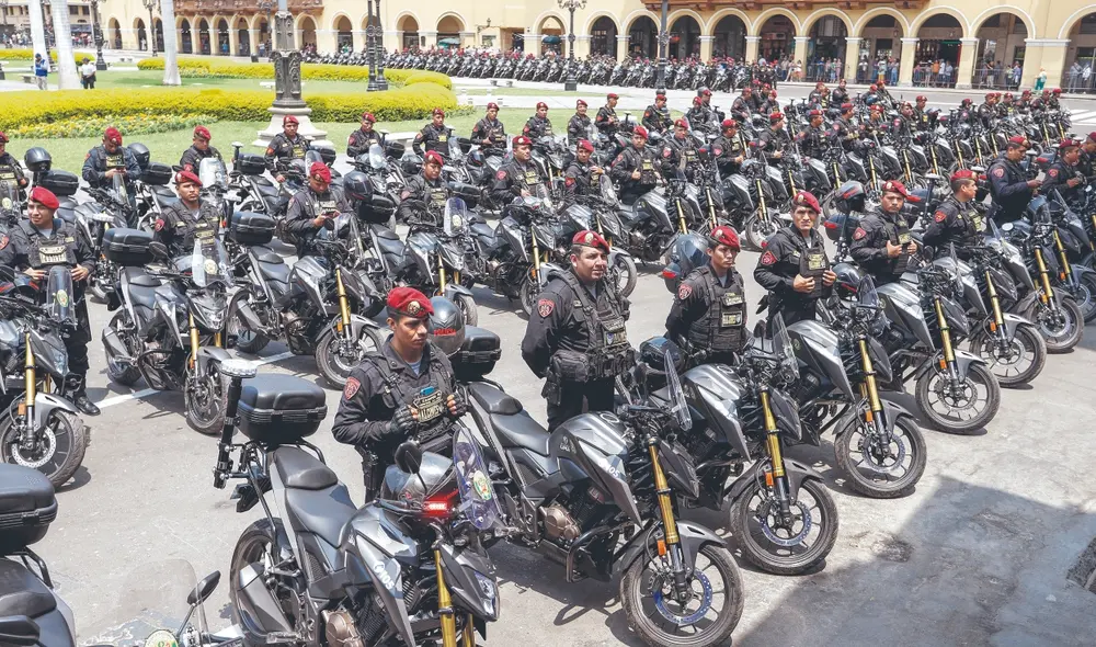 Costosas. De acuerdo con la denuncia, la municipalidad de Lima habría pagado S/18 millones de más por las motocicletas que adquirió. Un segundo lote de esta compra llegará en una semana. Foto: difusión