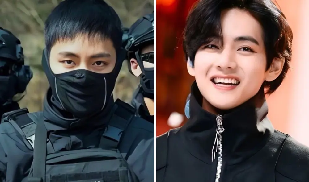 Taehyung comenzó el servicio militar en Corea del Sur en diciembre del 2023, al igual que RM, Jungkook y Jimin. Foto: composición LR/Hybe