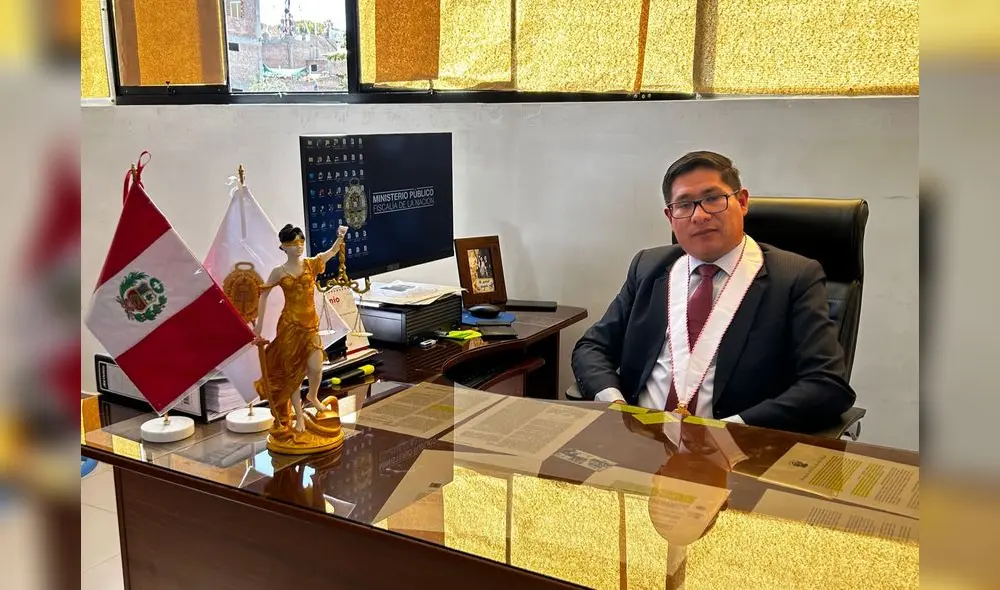 Fiscal provincial de derechos humanos de Ayacucho, Alex Osejo. Foto: difusión