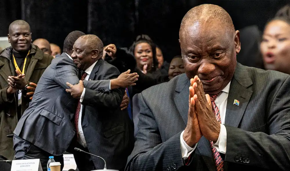 Esta es la la primera vez que el ANC recurre a un gobierno de coalición para mantener el poder. Foto: Composición LR/AFP. Esta es la la primera vez que el ANC recurre a un gobierno de coalición para mantener el poder. Foto: Composición LR/AFP.