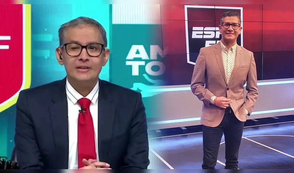Erick Osores regresó a la televisión peruana. Foto: composición LR/América TV/ESPN Perú