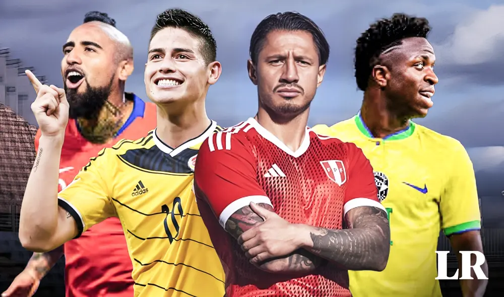 Se estima que esta selección ha tenido más de 50 diseños diferentes de camisetas a lo largo de los años. Foto: composición de Fabrizio Oviedo/LR/Freepik