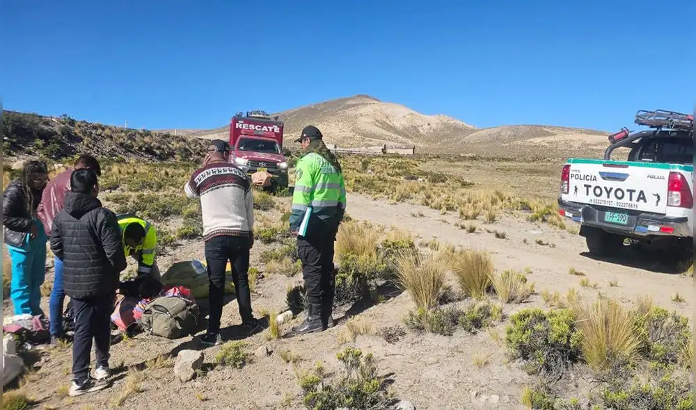 Accidente de tránsito dejó lamentable saldo de dos personas fallecidas. Foto: PNP