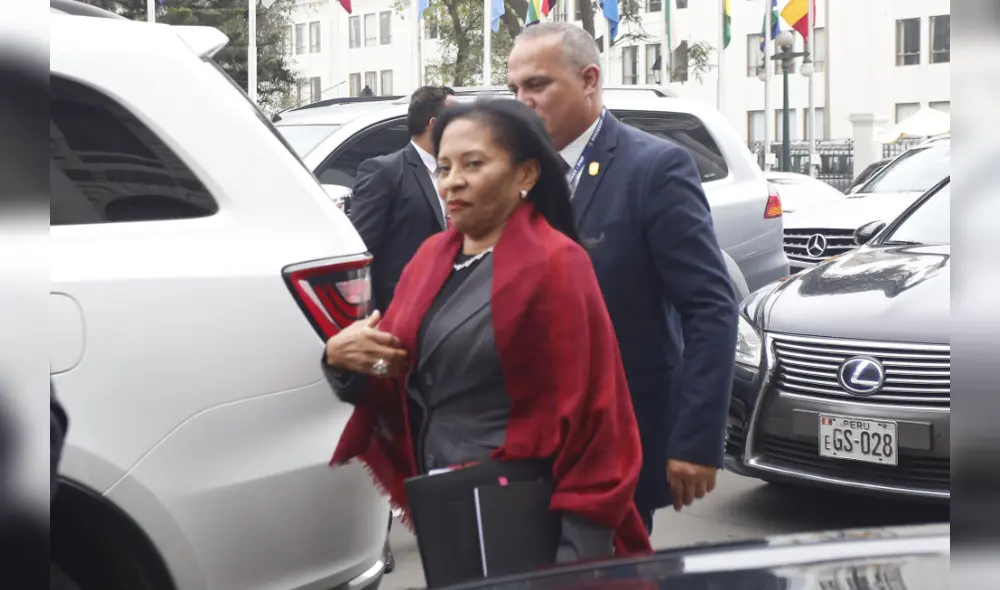 Ángela Hernández, ministra de la Mujer y Poblaciones vulnerables, respalda declaraciones de Morgan Quero| Crédito: La República