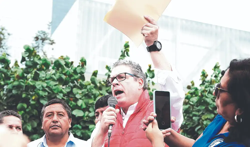 En la mira. El ministro Morgan Quero dijo que los casos empezaron a ocurrir en 2010, pero no señala qué hizo su gestión. Foto: John Reyes En la mira. El ministro Morgan Quero dijo que los casos empezaron a ocurrir en 2010, pero no señala qué hizo su gestión. Foto: John Reyes