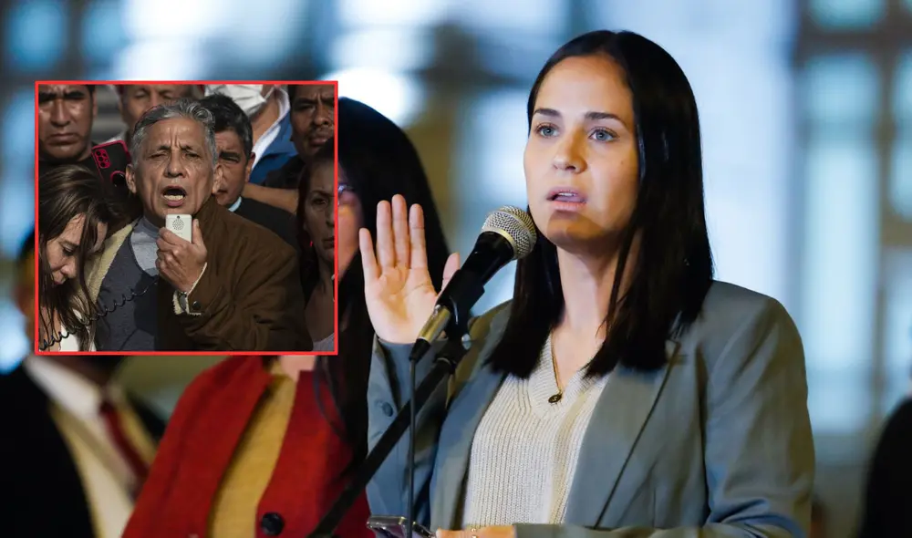 Bazán criticó el accionar de un militante del partido de Antauro Humala de presentar una tacha contra Nuevo Perú. Foto: composición LR.