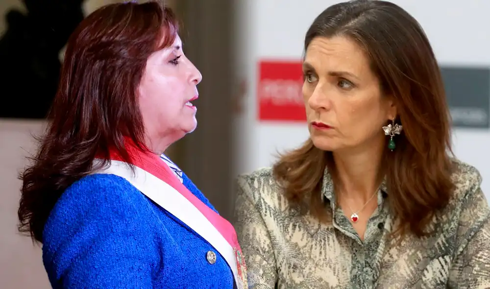 Hania Pérez de Cuéllar afirmo que no se arrepiente de haber sido cargada en un plataforma en Piura, en 2023. Foto: composiciónLR/Andina Hania Pérez de Cuéllar afirmo que no se arrepiente de haber sido cargada en un plataforma en Piura, en 2023. Foto: composiciónLR/Andina