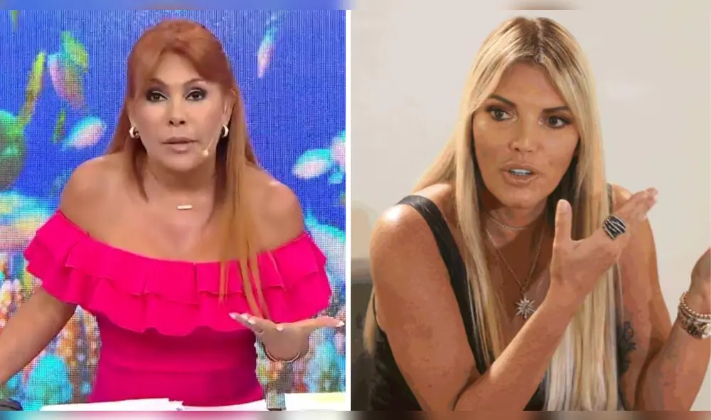 Jessica Newton se pronunció tras las palabras de la conductora de televisión, Magaly Medina. Foto: Composición LR/Captura de pantalla/Atv/Difusión