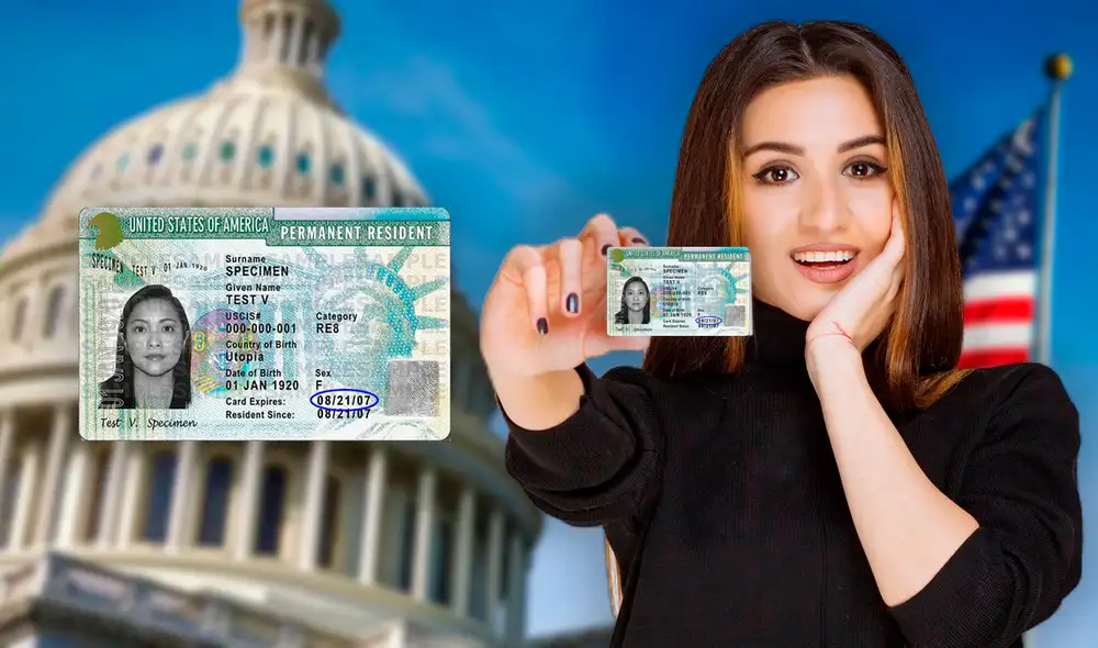 Las Green Cards emitidas para residentes permanentes generalmente tienen una validez de 10 años. Foto: composición LR Las Green Cards emitidas para residentes permanentes generalmente tienen una validez de 10 años. Foto: composición LR