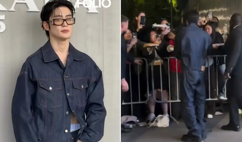 Jaehyun hizo su aparición el 16 de junio en el desfile de Prada, donde logró emocionar a sus fans. Foto: composición LR/X acuariojjh