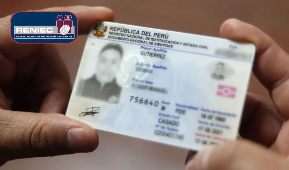 Reniec solo emitirá el DNI electrónico a partir del 2024. Foto: Andina/Reniec