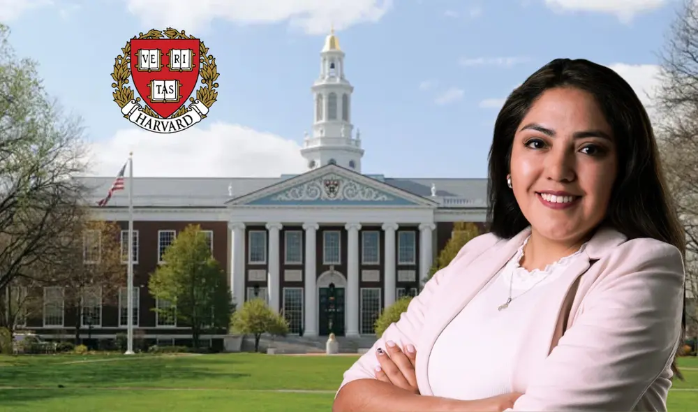 Paola Benavente estudió en Harvard gracias a la Beca Generación del Bicentenario. Foto: composición LR/Britannica/UCLA Student Information/LinkedIn/Paola Benavente