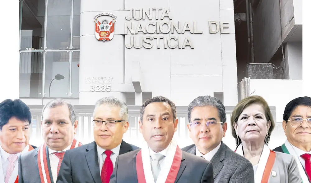 Miembros. Comisión es integrada por Josué Gutiérrez (DP), Javier Arévalo (PJ), Carlos Villena (FN), Francisco Morales (TC), Nelson Shack (CGR), Jeri Ramón (UNMSM) y Segundo Romero (URP).  Foto: La República