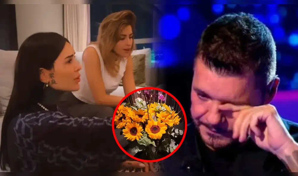 Marcelo Tinelli sorprendido al ver a su hija y Milett Figueroa cantando juntas. Foto: composición LR/Marcelo Tinelli Instagram/La Nación