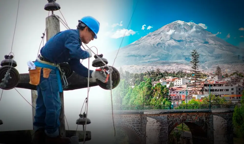 Al menos 5 distritos de Arequipa no tendrán uz en la próxima semana. Foto: Composición LR/Difusión