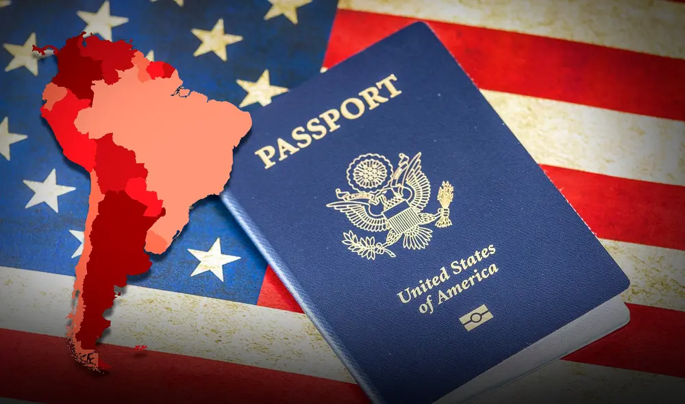 El país de Sudamérica con mayor tasa de rechazo para la visa estadounidense. Foto: Composición LR El país de Sudamérica con mayor tasa de rechazo para la visa estadounidense. Foto: Composición LR