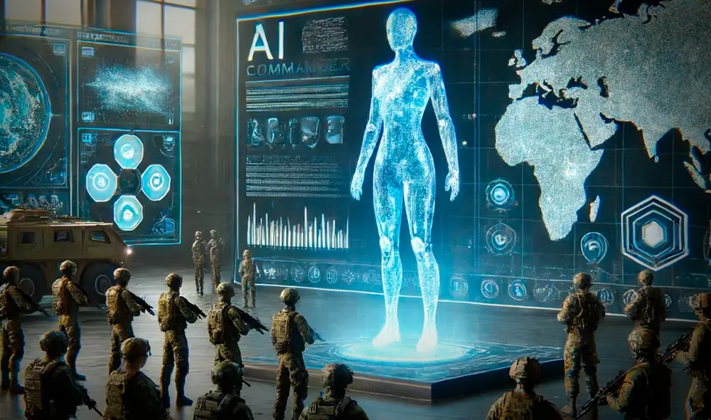 China podría tener el primer ejercito dirigido por la inteligencia artificial. Foto: IA