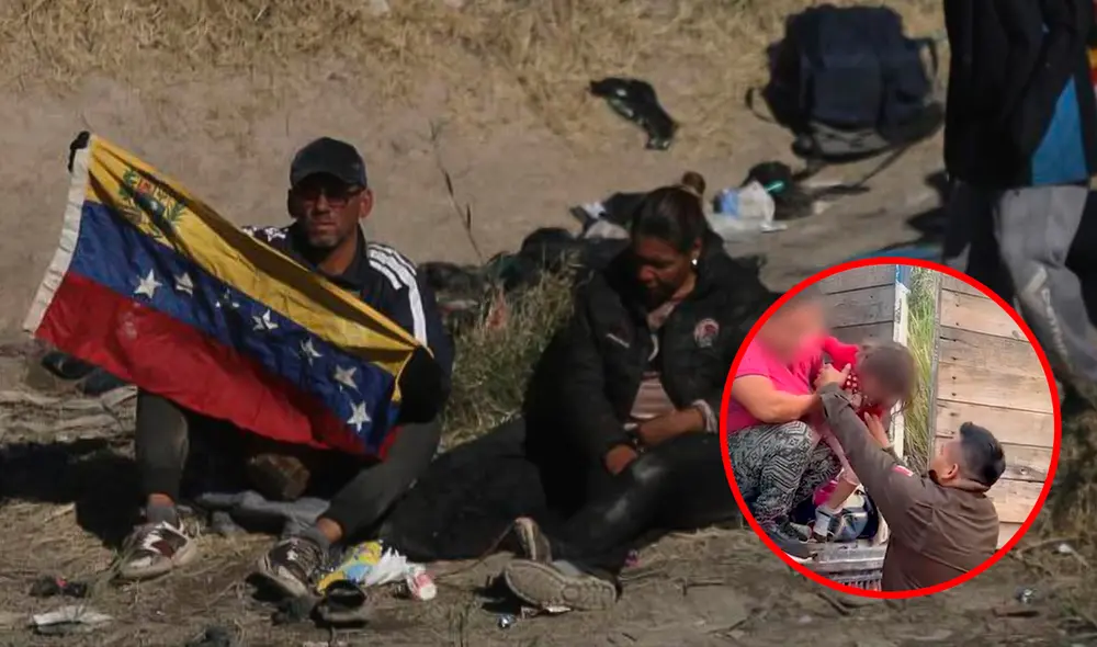 En 2023, se registraron 113.108 migrantes venezolanos en México, según un estudio de Statista. Foto: composición LR/AFP/INM