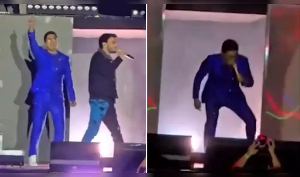 Christian Yaipén fue protagonista de un momento icónico durante pleno concierto en provincia. Foto: Composición LR/Captura de pantalla