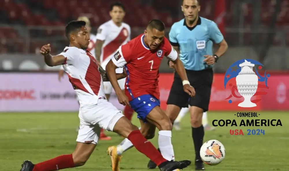 La última vez que se enfrentaron en Copa América, Perú venció por 3-0 a Chile. Foto: composición LR/AFP/CONMEBOL La última vez que se enfrentaron en Copa América, Perú venció por 3-0 a Chile. Foto: composición LR/AFP/CONMEBOL