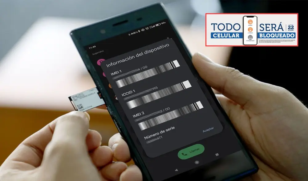 Osiptel anuncia que los celulares deben estar incluido en la denominada lista blanca. Foto: Andina/Osiptel
