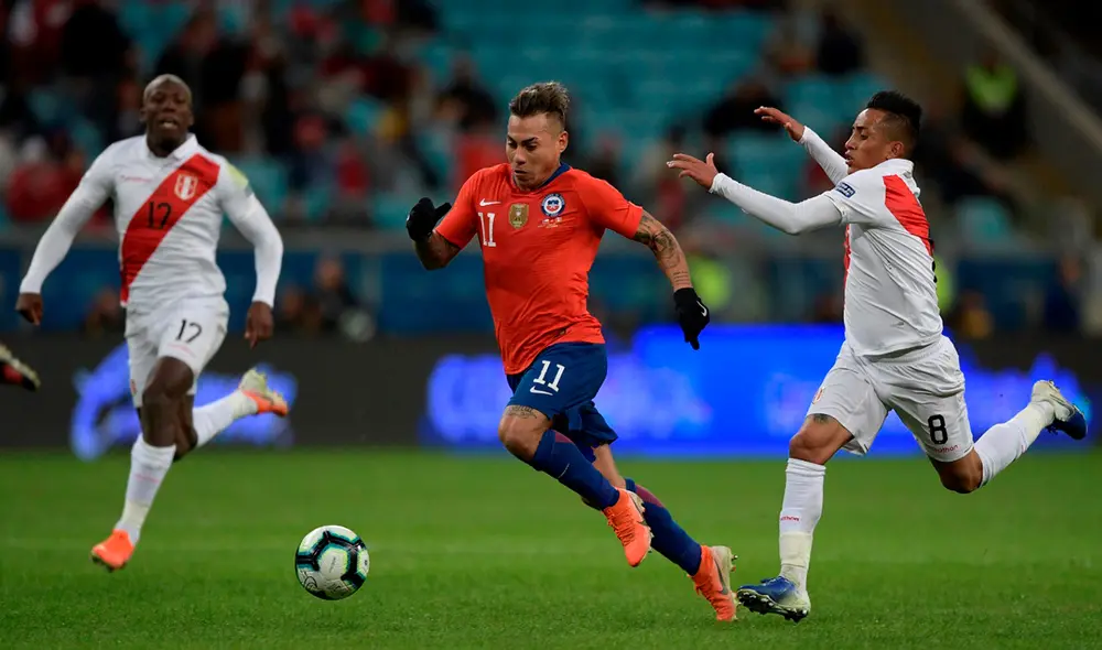 El último partido Perú vs. Chile por Copa América terminó con goleada 3-0 para la Bicolor. Foto: AFP El último partido Perú vs. Chile por Copa América terminó con goleada 3-0 para la Bicolor. Foto: AFP