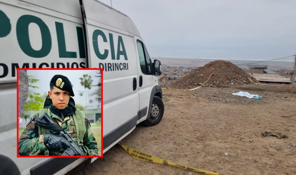 El aférez Christian Rojas se encuentra retenido en la División de Investigación Criminal de Ventanilla. Foto: composición LR/difusión