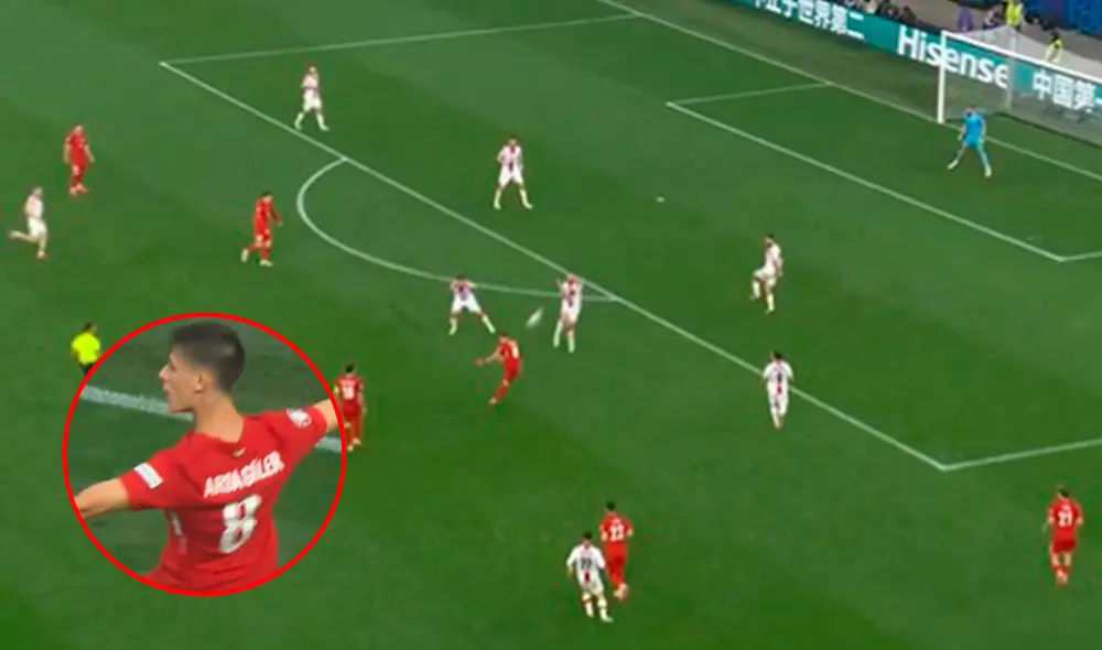 Arda Güler marcó su primer gol en una Eurocopa. Foto: composición de LR/captura de ESPN