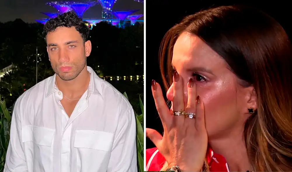 Said Palao y Alejandra Baigorria se comprometieron hace cinco meses en Filipinas. Foto: Composición Instagram/Said Palao/Captura Estás en Todas