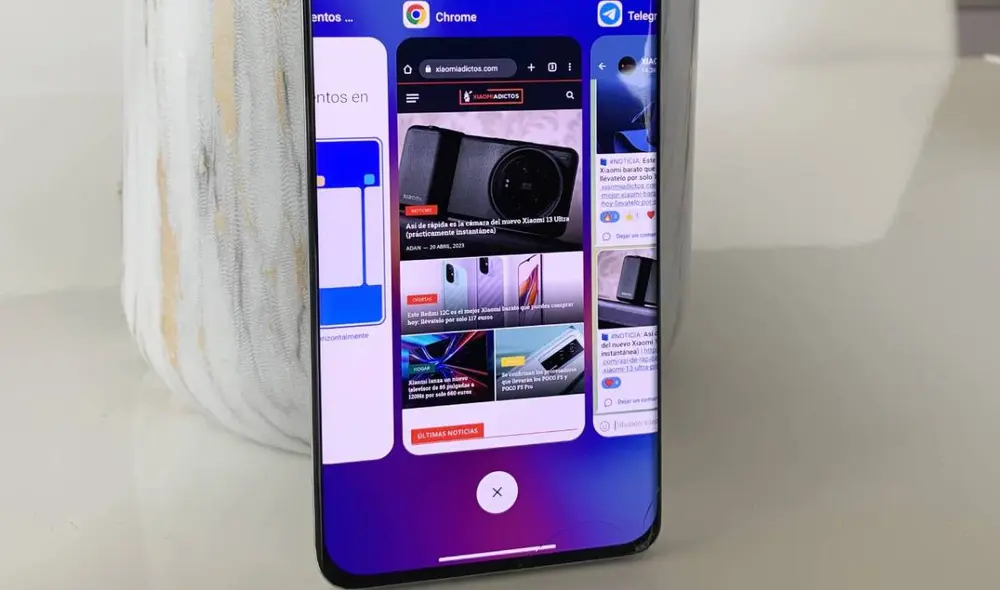 Así lucirá tu multitarea tras aplicar este truco. Foto: Xiaomi adictos