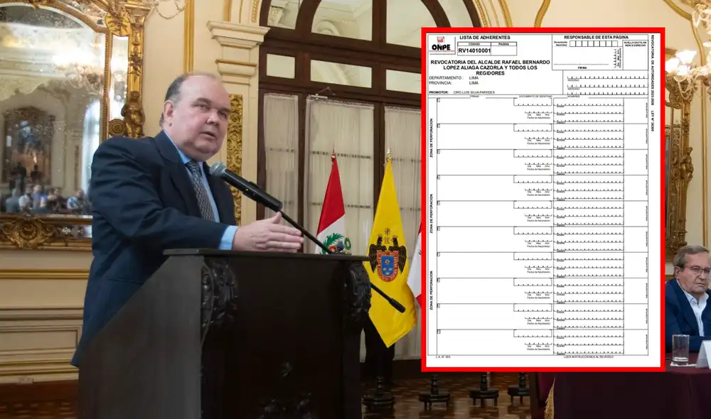 López Aliaga venció a Daniel Urresti en carrera electoral por el puesto de la alcaldía de Lima. Foto: composición LR/SERPAR/ONPE
