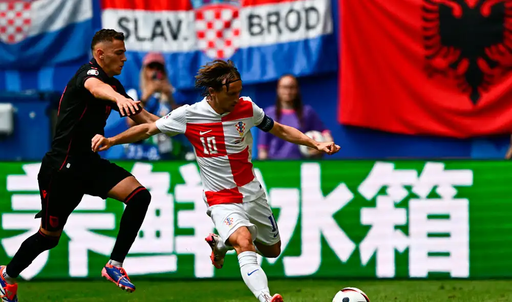 Croacia y Albania protagonizaron un partidazo por la Eurocopa 2024. Foto: AFP
