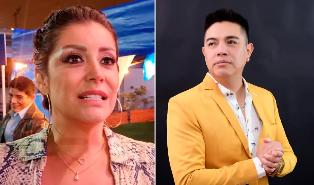 Leonard León, representado por su abogado, niega deberle  80.000 soles a Karla Tarazona. Fotos: composición LR/difusión