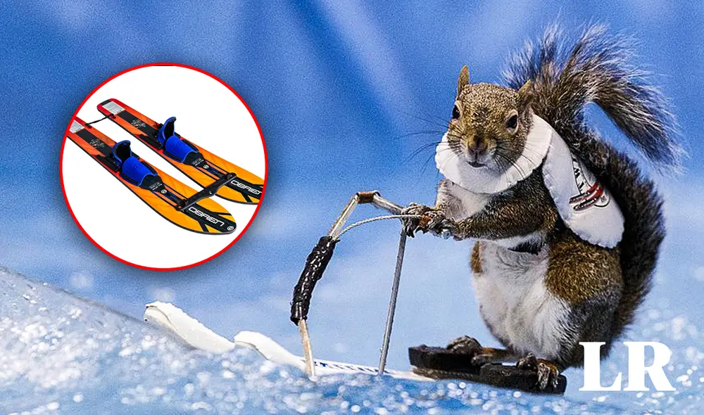 Twiggi recorre todo Estados Unidos con sus shows acuáticos en esquís. Foto: composición Fabrizio Oviedo/ LR/ CGTN