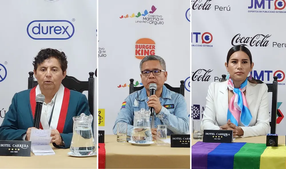 Susel Paredes, Jorge Apolaya y Leslie Quispe han indicado que no se permitirá la presencia de personal del Minsa en la marcha. Foto: composición LR/Fiorella Alvarado