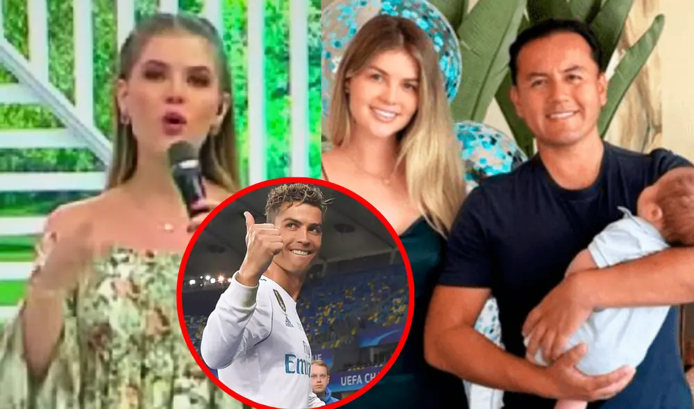 Brunella Horna y Richard Acuña se casaron en enero del 2023. Foto: Composición LR/Captura América TV/Brunella Horna/Cristiano Ronaldo/Instagram