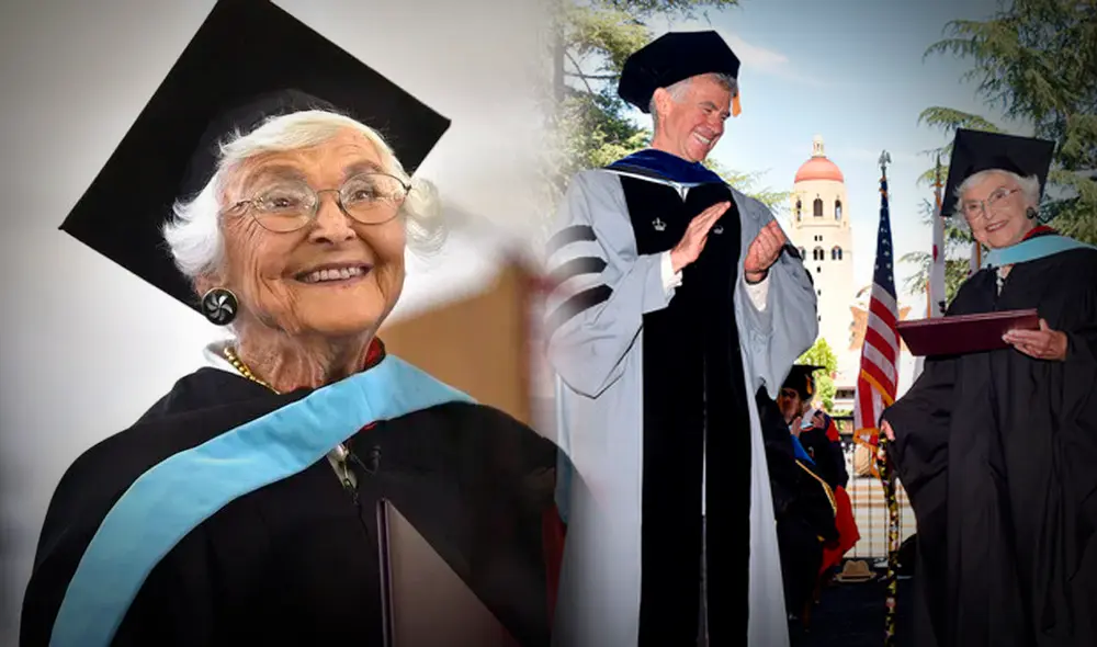 Virginia Hislop pudo obtener su maestría tras dejar sus estudios por la Segunda Guerra Mundial. Fotos: ABC News