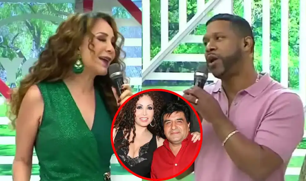 Janet Barboza y Nilver Huarac tuvieron una hija en común producto de su relación. Foto: Composición LR/Captura América TV/difusion